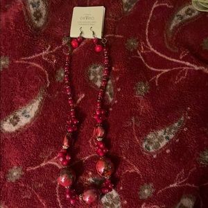 Lead and nickel free necklace and earrings